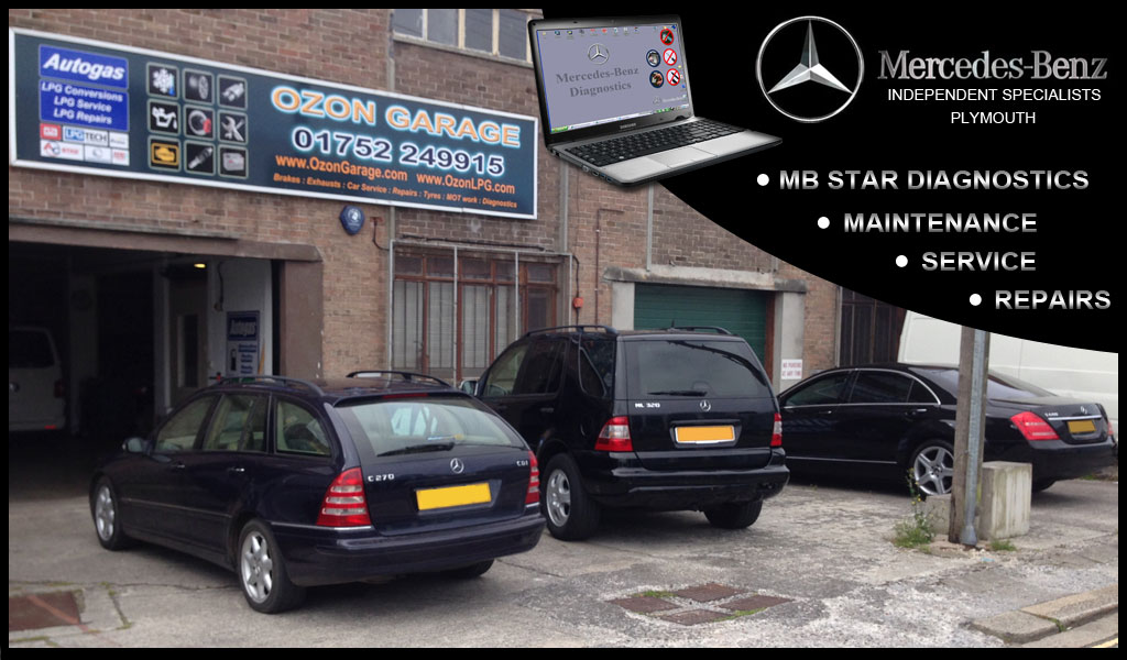 OZON GARAGE PLYMOUTH MERCEDES SPECIALISTS